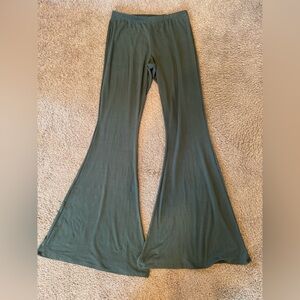 Forever 21 Army Green Flare Pants